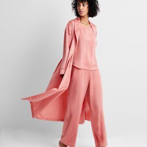 NWT State of Day Women's 2-Pc. Crepe de Chine Short-Sleeve Pajama Set